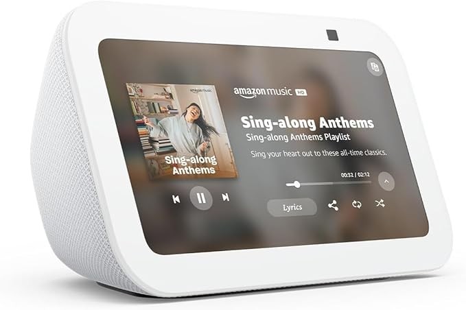 AMAZON ECHO SHOW 5 3RD GEN SMART DISPLAY ALEXA GLACIER WHITE